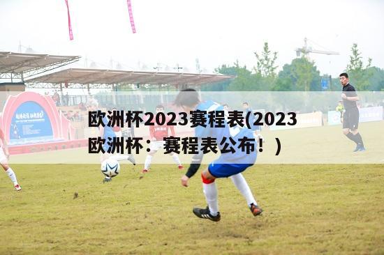 欧洲杯2023赛程表(2023欧洲杯：赛程表公布！)